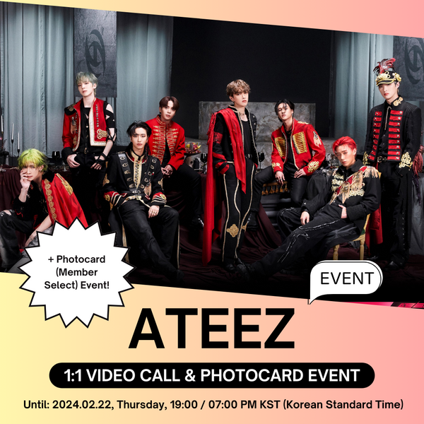[2/27 1:1 VIDEO CALL EVENT BY FROMM] ATEEZ - [THE WORLD EP.FIN : WILL], DIGIPAK VER.
