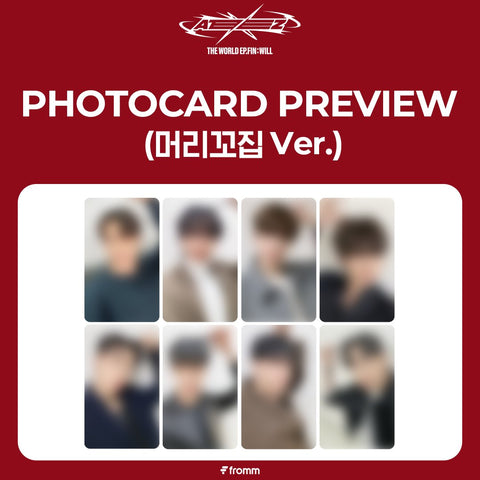 [FROMMSTORE POB PHOTOCARD + INCLUSIONS] ATEEZ - [THE WORLD EP.FIN : WILL]