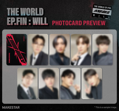 [MAKESTAR POB PHOTOCARD + INCLUSIONS] ATEEZ - [THE WORLD EP.FIN : WILL]