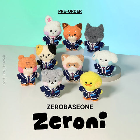 ZEROBASEONE zeroni COSTUME PLUSH + PHOTOCARD (PRE-ORDER)