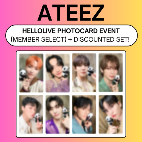 [6/07 HELLOLIVE PHOTOCARD EVENT] ATEEZ - [GOLDEN HOUR : Part.1] (PRE-ORDER)