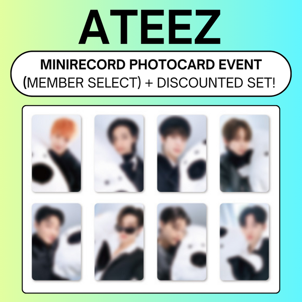 [6/04 MINIRECORD PHOTOCARD EVENT] ATEEZ - [GOLDEN HOUR : Part.1] (PRE-ORDER)