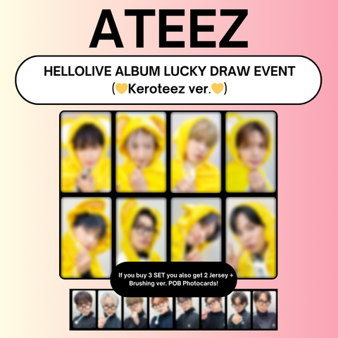 [12/29 HELLOLIVE LUCKY DRAW EVENT] ATEEZ - GOLDEN HOUR : Part.1 (ALBUM ver.) (PRE-ORDER)