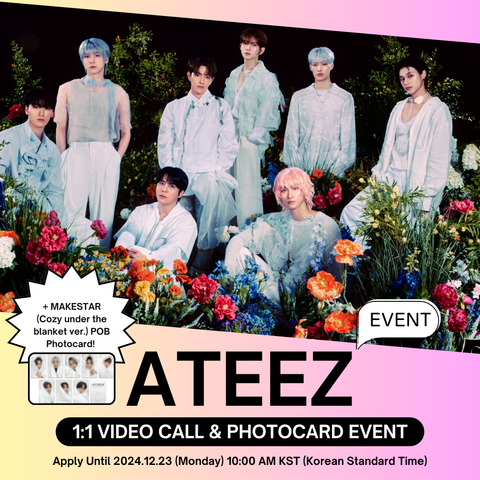 [12/27 1:1 VIDEO CALL EVENT BY MAKESTAR] ATEEZ - 11TH MINI ALBUM [GOLDEN HOUR: Part.2] (POCAALBUM) (PRE-ORDER)