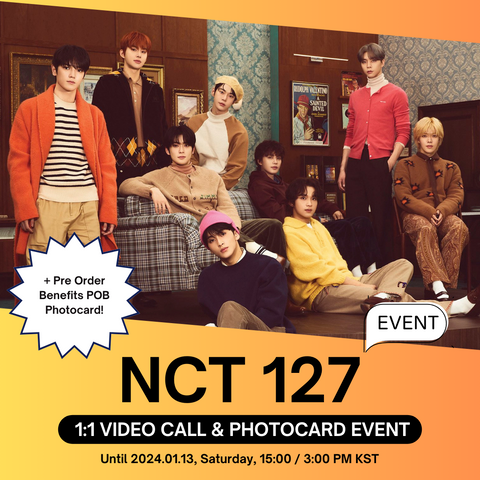 [1:1 VIDEO CALL EVENT BY INTER ASIA]  NCT 127 - Winter Special Single Album [Be There For Me](127 STEREO Ver.)