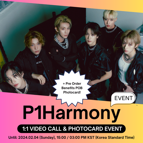 [2/08 1:1 VIDEO CALL EVENT BY MUSICART] P1Harmony - 1ST ALBUM: KILLIN' IT (RANDOM) + PHOTOCARD