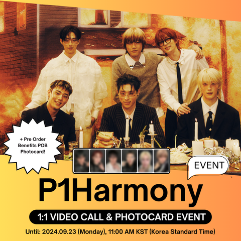 10/01 1:1 VIDEO CALL EVENT BY APPLEMUSIC] P1Harmony - 7th Mini Album [SAD SONG] (ALBUM) (PRE-ORDER)