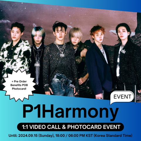 9/24 1:1 VIDEO CALL EVENT BY DEARMYMUSE] P1Harmony - 7th Mini Album [SAD SONG] (ALBUM) (PRE-ORDER)