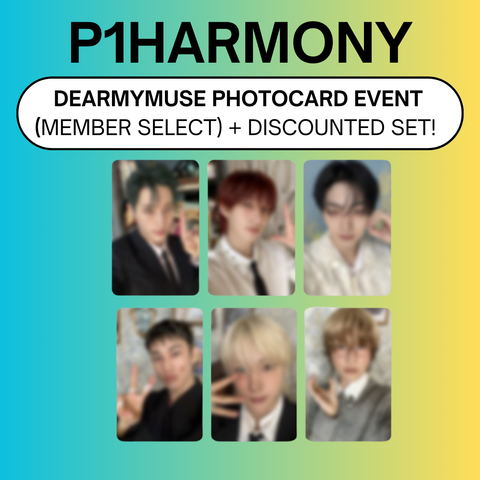 [10/07 DEARMYMUSE PHOTOCARD EVENT] P1Harmony - 7th Mini Album [SAD SONG] (PRE-ORDER)