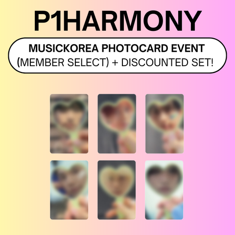 [11/15 MUSICKOREA PHOTOCARD EVENT] P1Harmony - 7th Mini Album [SAD SONG] (PRE-ORDER)