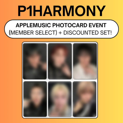 [10/01 APPLEMUSIC PHOTOCARD EVENT] P1Harmony - 7th Mini Album [SAD SONG] (PRE-ORDER)