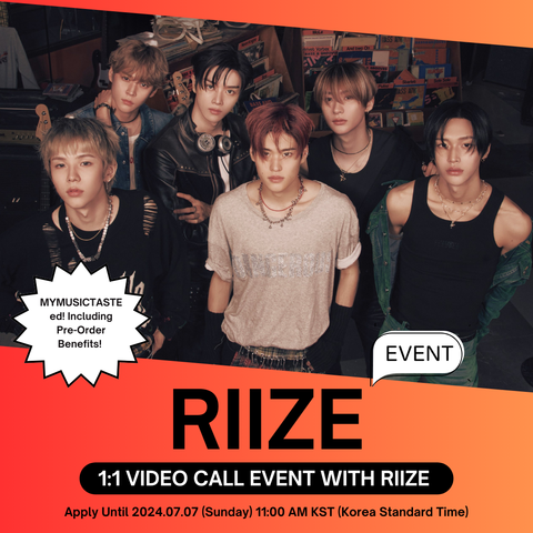 [7/09 1:1 VIDEO CALL EVENT BY MMT] RIIZE 1st Mini Album 'RIIZING' (Photo Book Ver.) (PRE-ORDER)