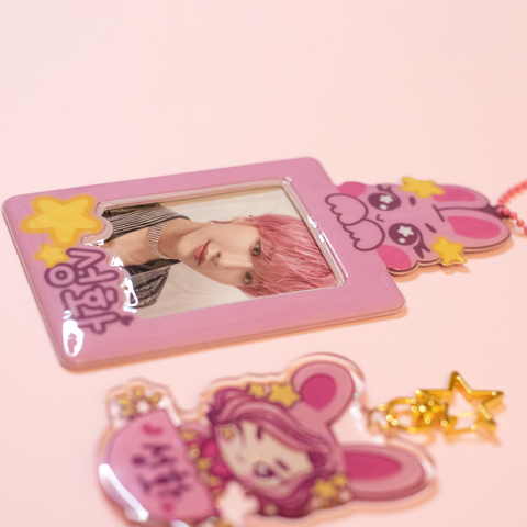 Moonguland - ATEEZ Park Seonghwa Keychain & Photocard Holder