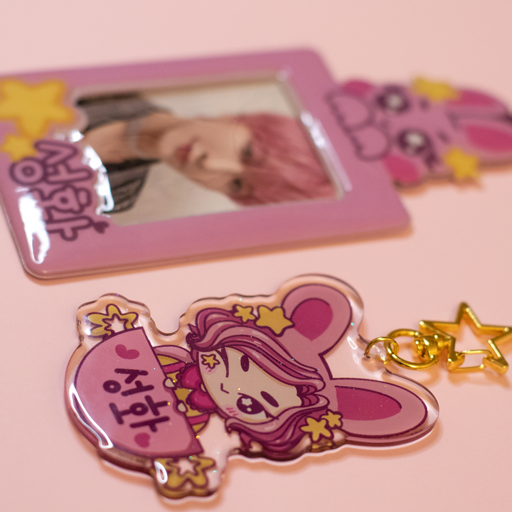 ATEEZ Park Seonghwa Keychain & Photocard Holder | Wondernara – wondernara