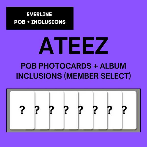 [EVERLINE POB PHOTOCARD + INCLUSIONS] ATEEZ - [THE WORLD EP.FIN : WILL]