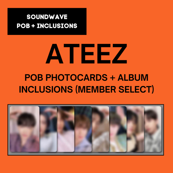[SOUNDWAVE POB PHOTOCARD + INCLUSIONS] ATEEZ - [THE WORLD EP.FIN : WILL]