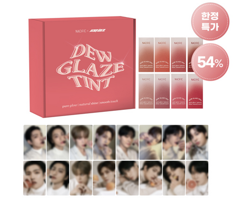 [ATEEZ x NACIFIC COLLABORATION] The Masterpiece - Dew Glaze Tint Set + ATEEZ Selfie & Special Photocards