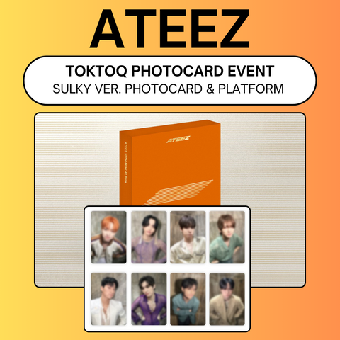 [TOKTOQ PHOTOCARD EVENT] ATEEZ - [GOLDEN HOUR : Part.1] Platform VER.(PRE-ORDER)