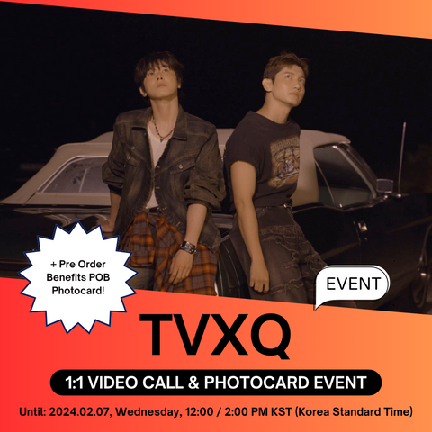 [1:1 VIDEO CALL EVENT - MMT] TVXQ! - The 9th Album ‘20&2’ (Photo Book Ver.) PRE-ORDER + Random Photocard