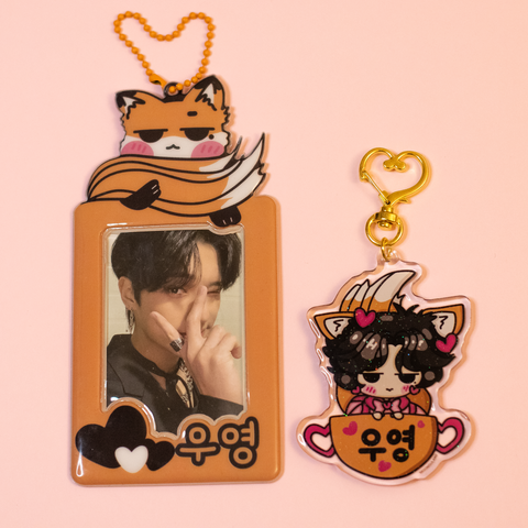 Moonguland - ATEEZ Keychain & Photocard Holder (8 Members)