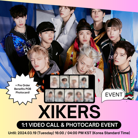 [3/22 1:1 VIDEO CALL EVENT BY KNPOPS] XIKERS - 3RD MINI ALBUM 'HOUSE OF TRICKY: TRIAL AND ERROR' (PRE-ORDER)