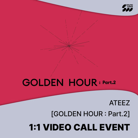 [11/24 1:1 VIDEO CALL EVENT BY SOUNDWAVE] ATEEZ - GOLDEN HOUR: Part.2 (ALBUM ver.) (PRE-ORDER)