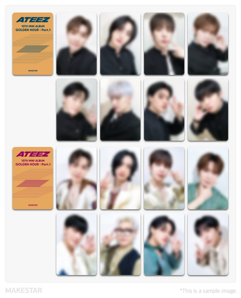 [07/17 MAKESTAR LUCKY DRAW EVENT] ATEEZ - [GOLDEN HOUR : Part.1] (ALBUM OR POCAALBUM VER.) (PRE-ORDER)