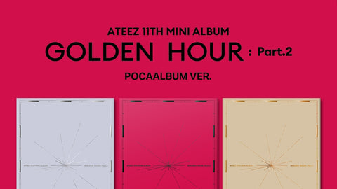 [11/16 1:1 VIDEO CALL EVENT BY MAKESTAR] ATEEZ - The 2nd Album [GOLDEN HOUR: Part.2] (POCAALBUM ver.) (PRE-ORDER)