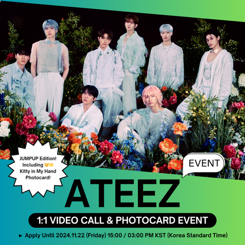 [12/01 1:1 VIDEO CALL EVENT BY JUMPUP] ATEEZ - GOLDEN HOUR: Part.2 (DIGIPACK ver.) (PRE-ORDER)