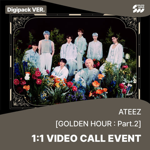 [02/04 1:1 VIDEO CALL EVENT BY SOUNDWAVE] ATEEZ - GOLDEN HOUR: Part.2 (Digipack ver.) (PRE-ORDER)