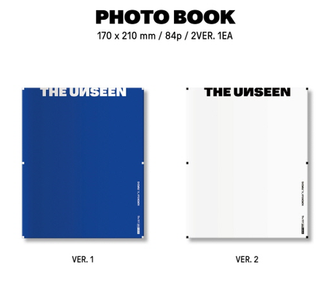 📢[VIDEO CALL EVENT] SHOWNU X HYUNGWON - [THE UNSEEN] (VER.1 / VER.2) **Random gift of 1 out of 4 unreleased photo cards