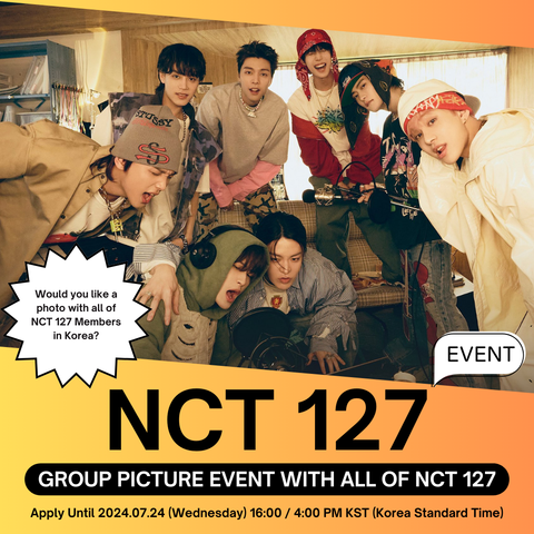 [7/27 OFFLINE GROUP PICTURE EVENT BY SOUNDWAVE] NCT 127 - 6th Studio Album 'WALK' (Poster VER.) (PRE-ORDER)