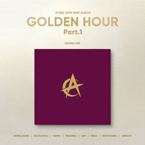 [6/12 1:1 VIDEO CALL EVENT BY JUMPUPENT] ATEEZ - [GOLDEN HOUR : Part.1] (DIGIPACK) (PRE-ORDER)