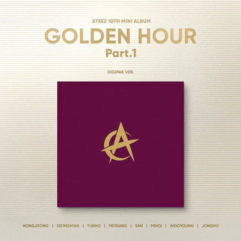 [6/11 1:1 VIDEO CALL EVENT BY MUSICART] ATEEZ - [GOLDEN HOUR : Part.1] (DIGIPACK) (PRE-ORDER)