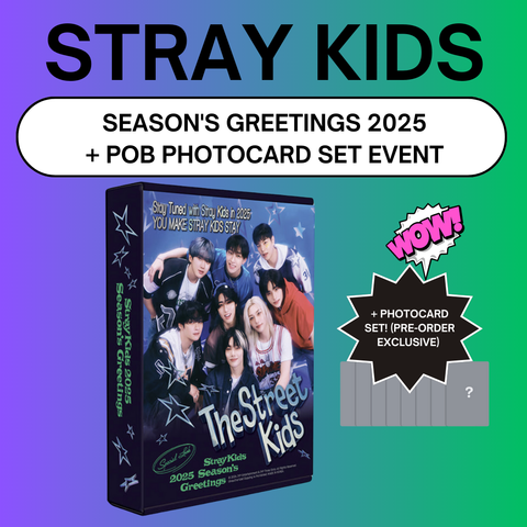 [12/15 STRAY KIDS - 2025 Season’s Greetings [The Street Kids] + PHOTOCARD SET (PRE-ORDER)