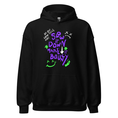 Wondernara - ATEEZ Bouncy Inspired Unisex Black Hoodie