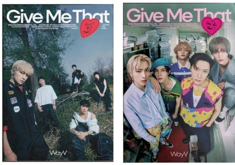 [6/04 1:1 VIDEO CALL EVENT BY DEARMYMUSE] WAYV - Give Me That] (Photobook Ver.)(PRE-ORDER)